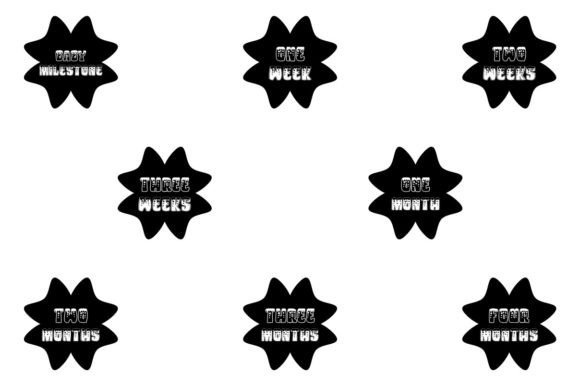 Download Baby Milestone Illustration Flower Theme - Flower theme Collection
