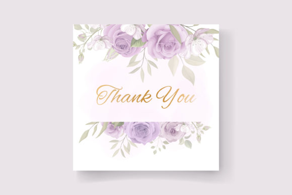 Download Thank You Card Design on a Flower Theme - Premium Resources